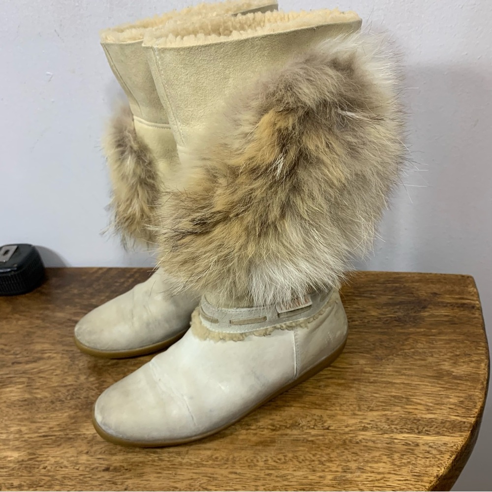 Vintage winter fur boots - Picture 2 of 13